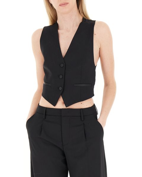 Gilet misto lana