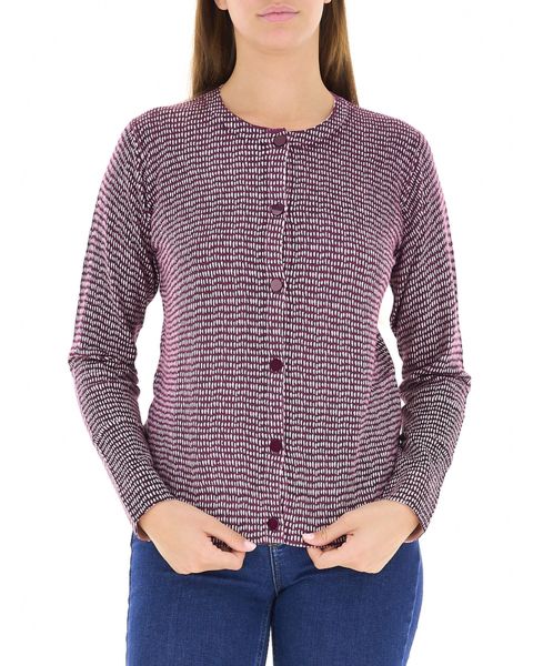 Cardigan girocollo