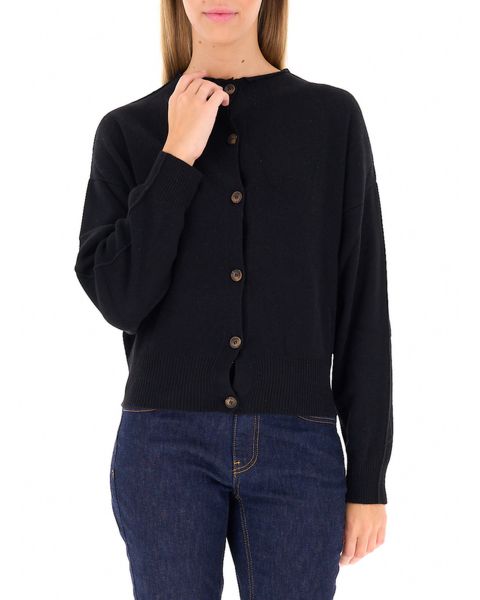 Cardigan girocollo