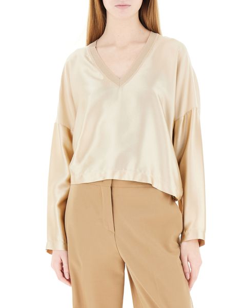Blusa scollo V