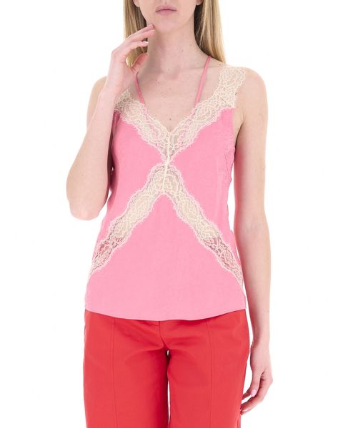 Top con pizzo