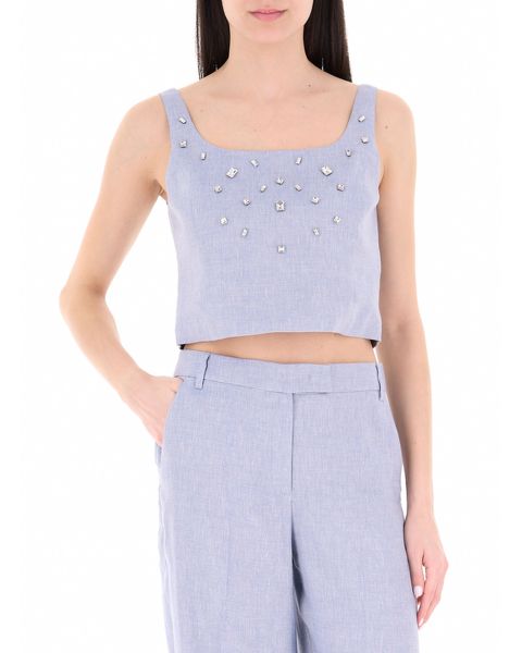 Top con strass