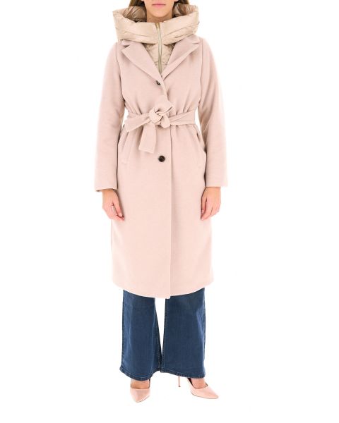 Cappotto con cintura