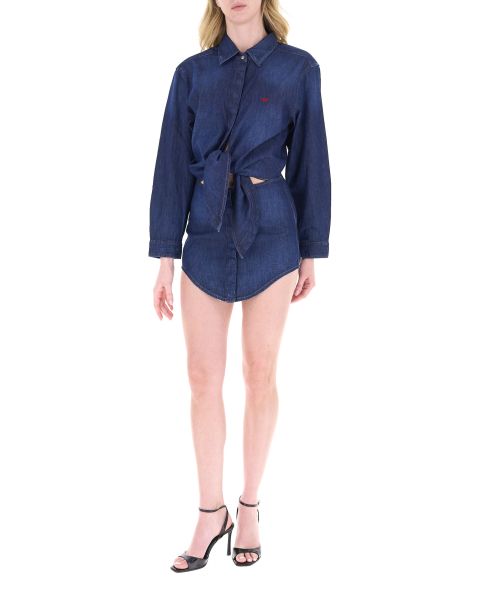 Abito cut-out jeans