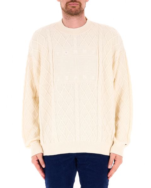 Maglione a trecce