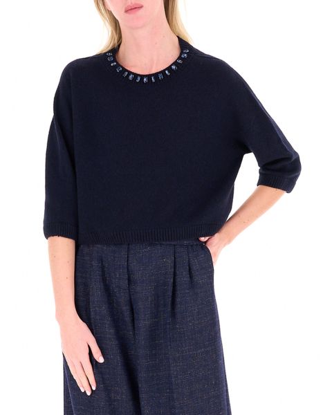 Maglione con strass