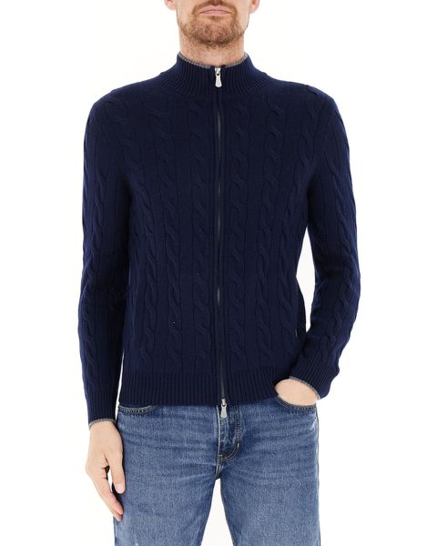 Cardigan con zip