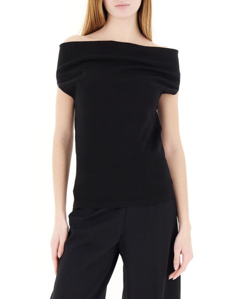 Maglia scollo bardot