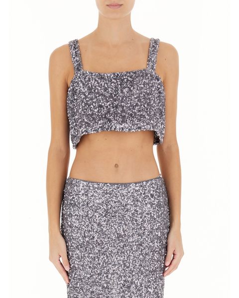 Top in paillettes
