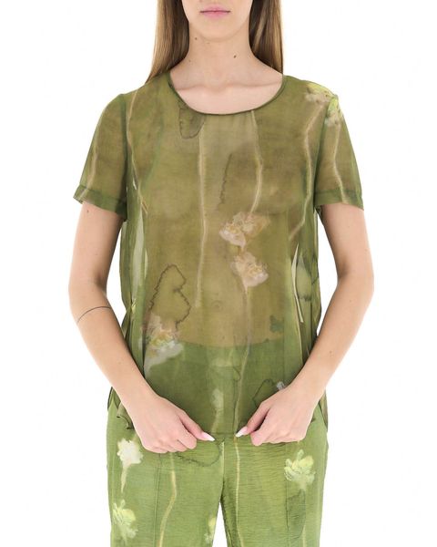 Blusa maniche corte