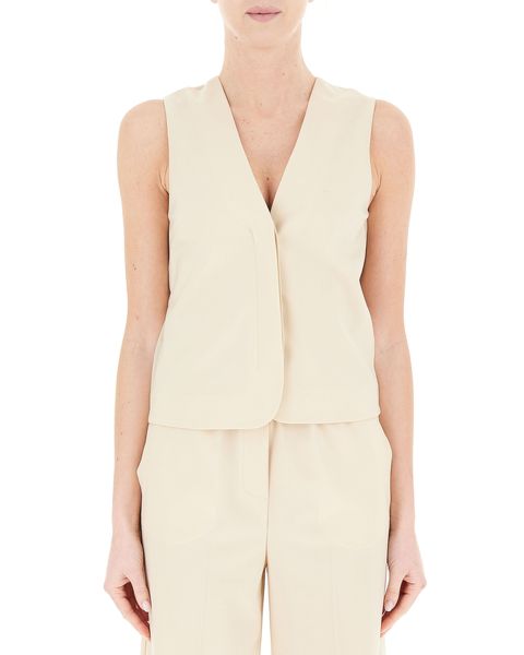 Gilet misto lana