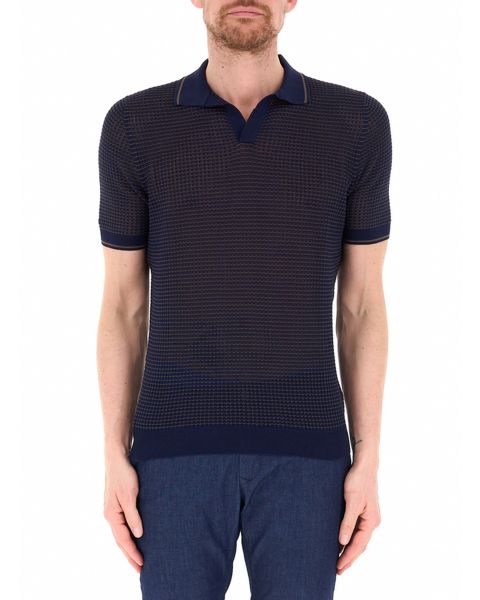 Polo maglia traforata