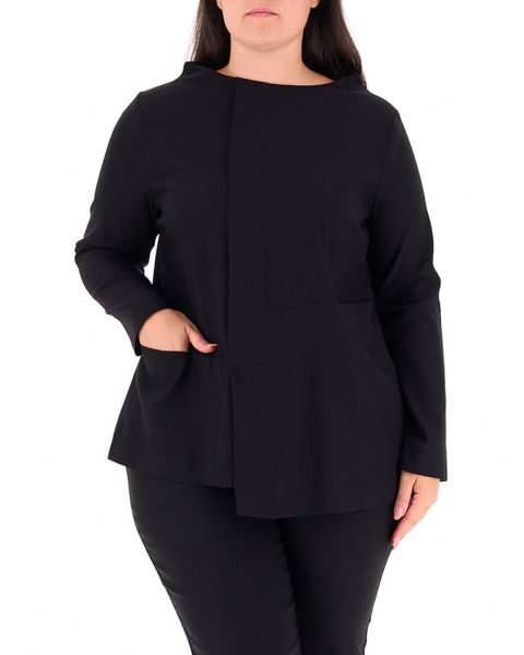 Blusa maniche lunghe