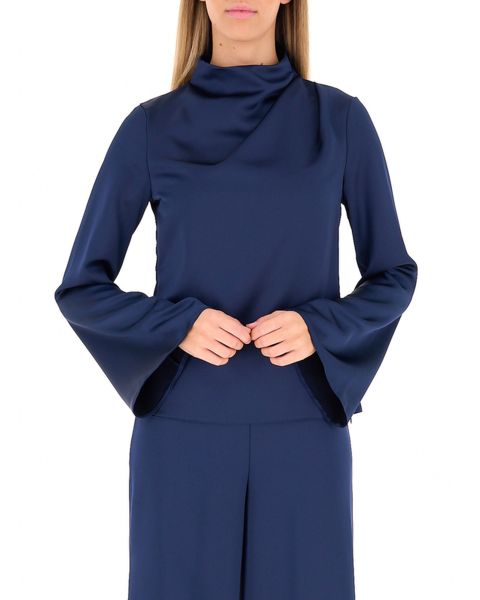 Blusa maniche lunghe