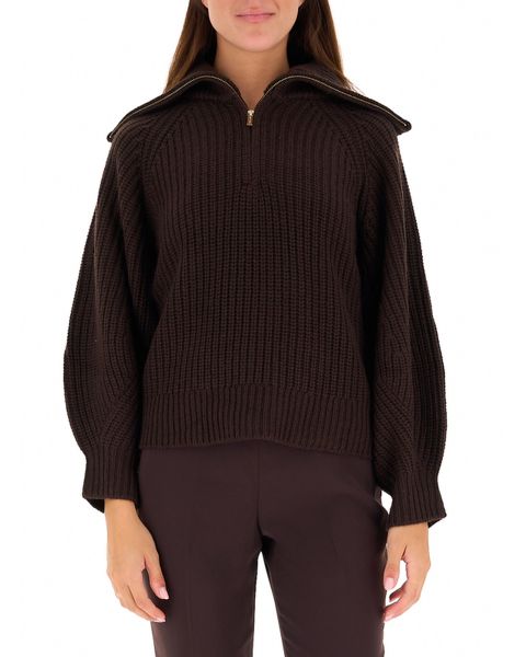 Maglione mezza zip