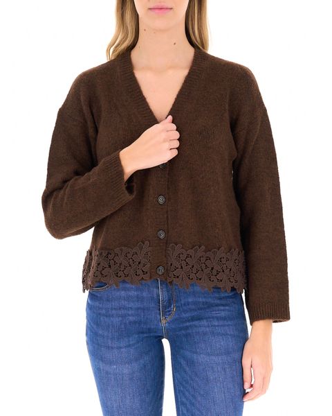 Cardigan scollo V