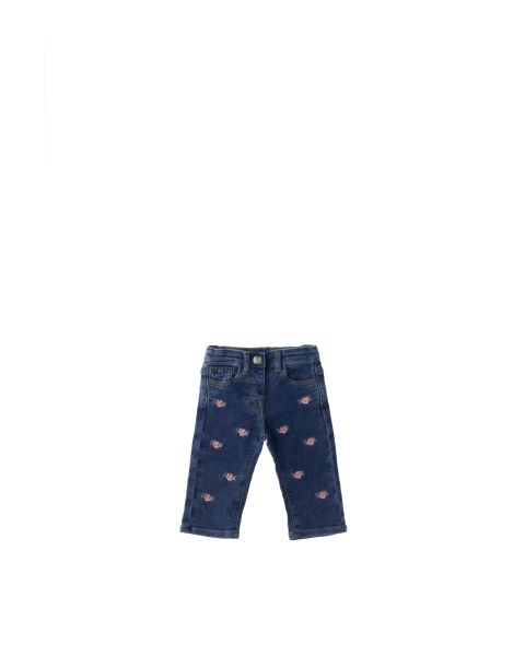 Jeans con ricami