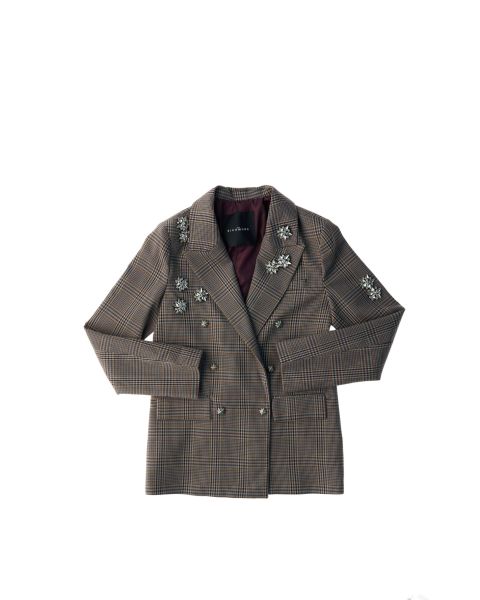 Blazer con applicazioni