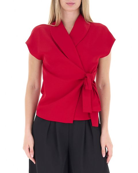 Blazer con fiocco
