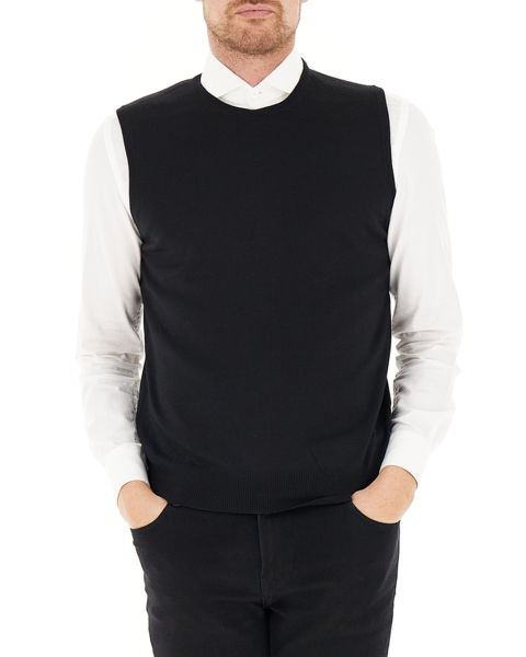 Gilet girocollo