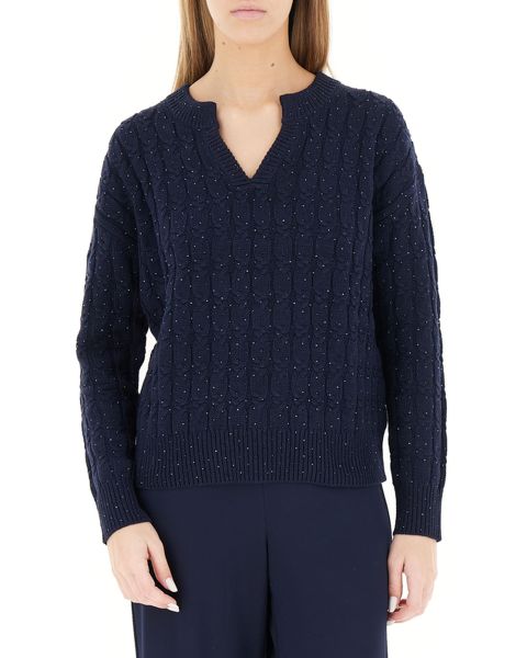 Maglione con strass