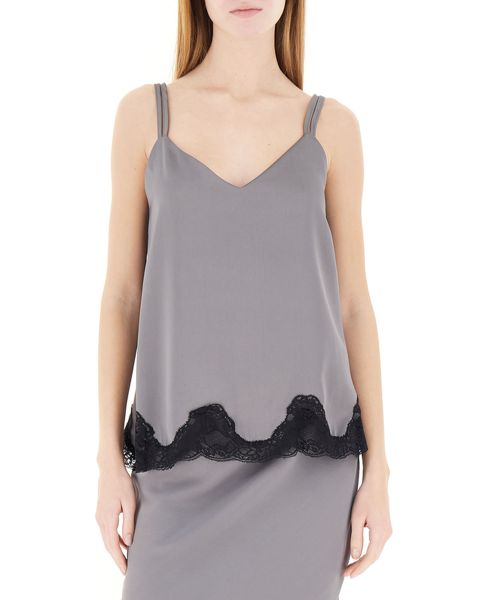 Top con pizzo