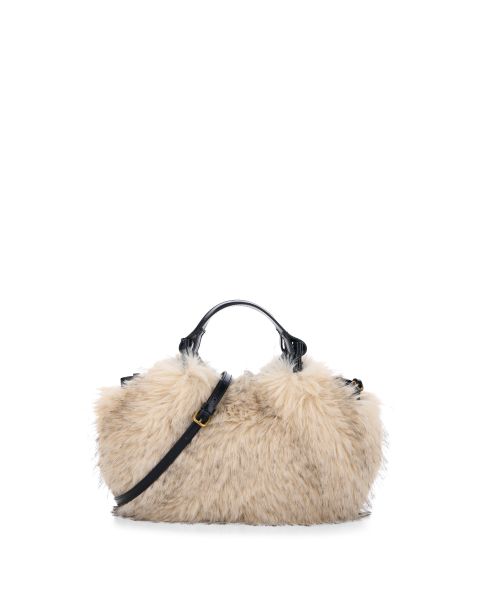 Borsa finta pelliccia