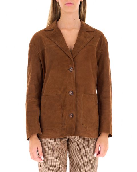 Blazer in pelle
