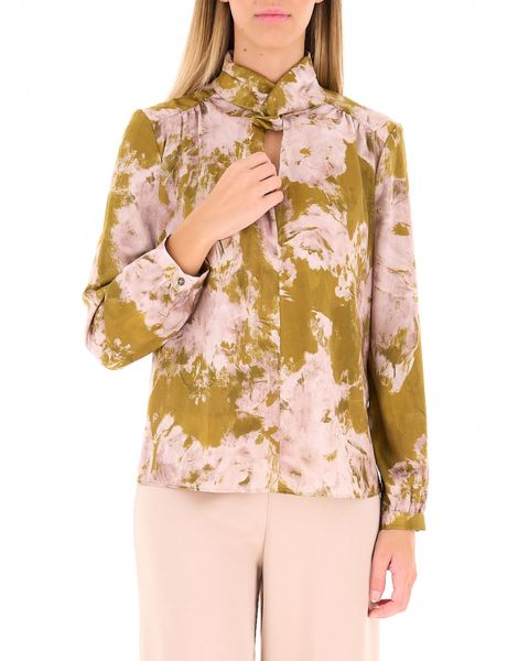 Blusa maniche lunghe