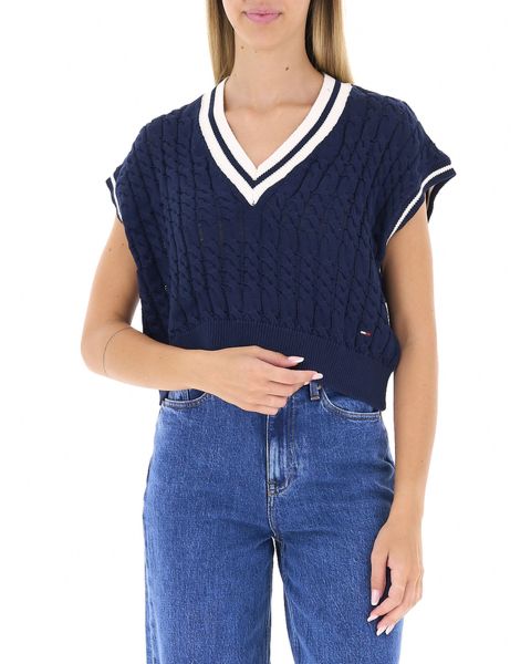 Maglione smanicato