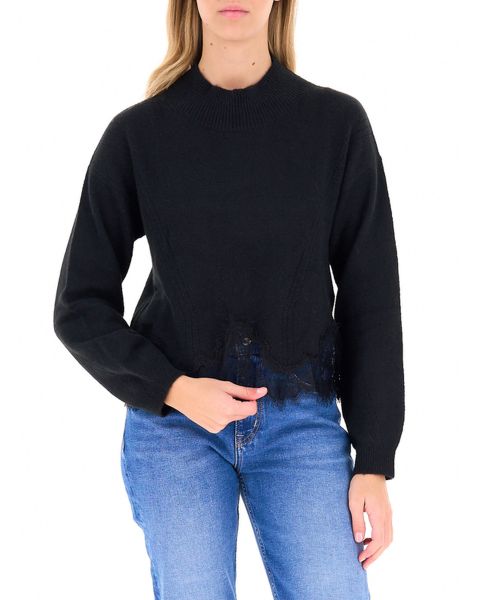 Maglione con pizzo
