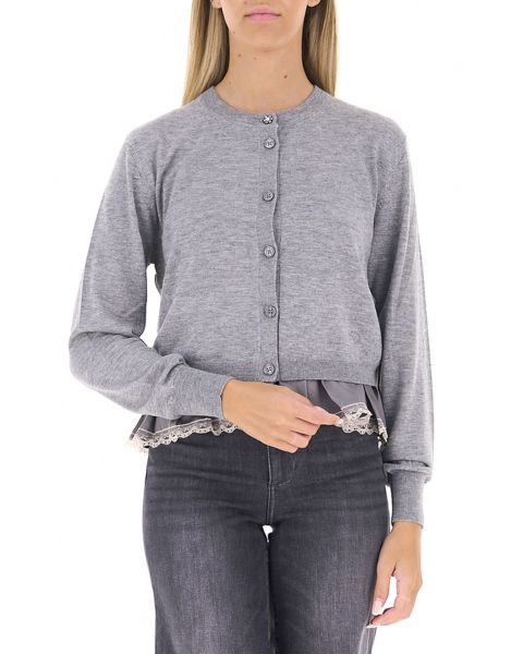 Cardigan misto lana
