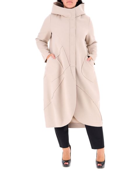 Cappotto con cappuccio