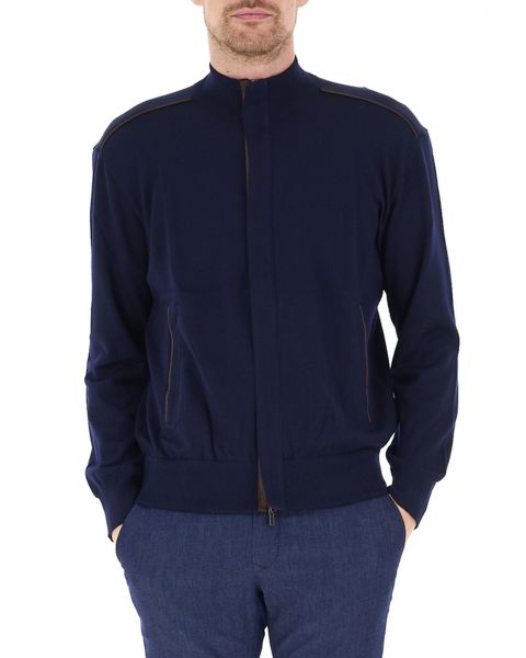 Cardigan con zip
