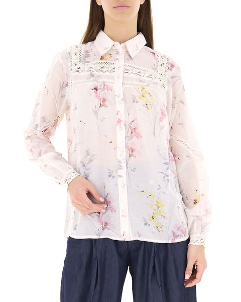 Camicia con inserti