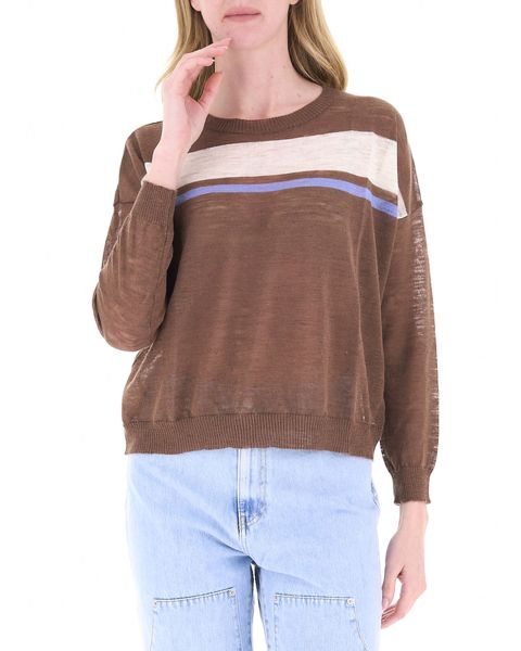 Maglia misto lino