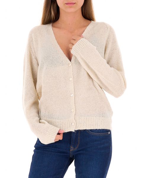 Cardigan con paillettes