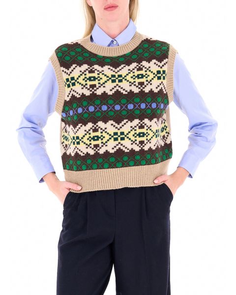Maglione smanicato
