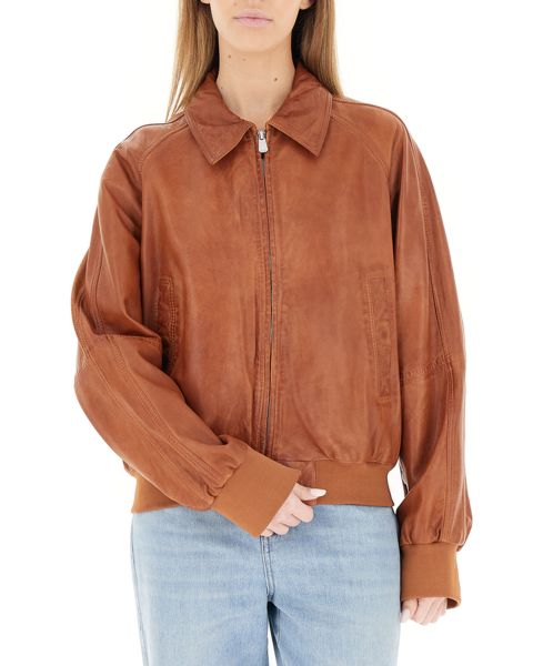 Bomber in pelle