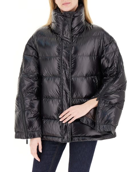 Piumino con maniche zip