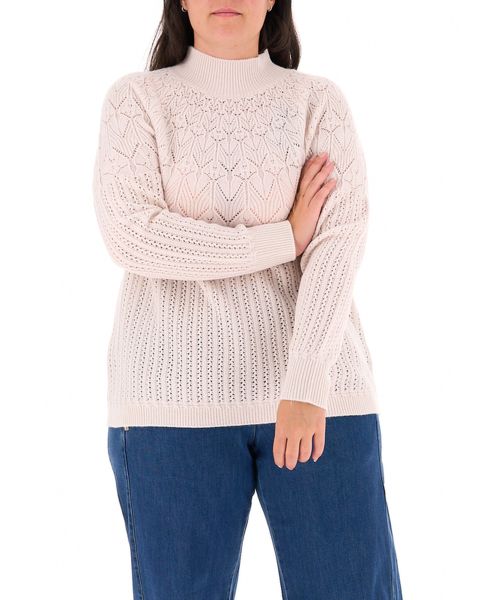 Maglione a trecce