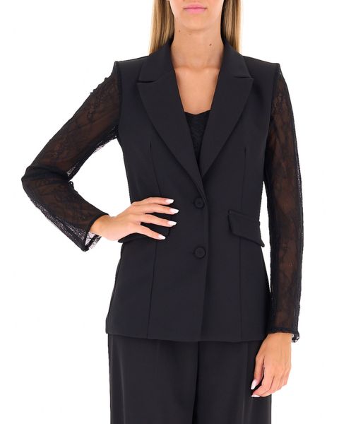 Blazer con pizzo