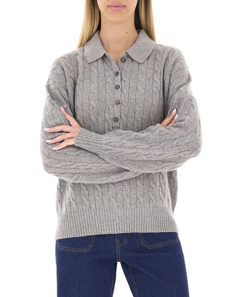 Maglione a trecce