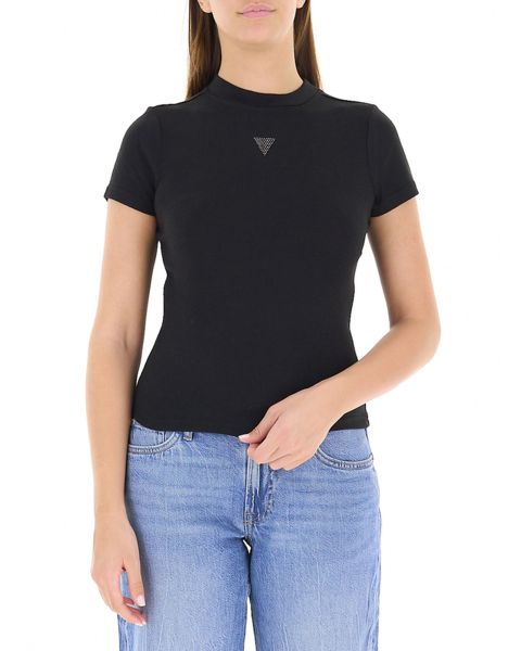 T-shirt con strass