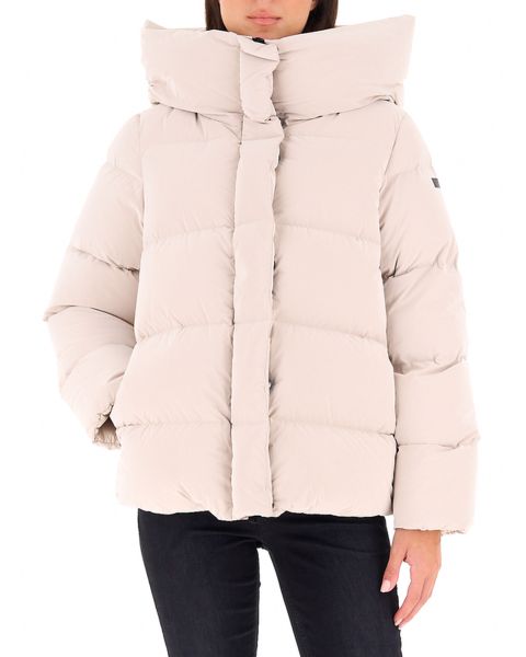 Piumino collo alto