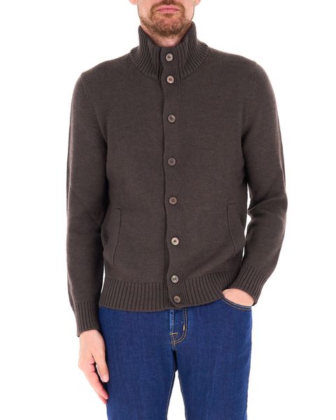 Cardigan lana vergine