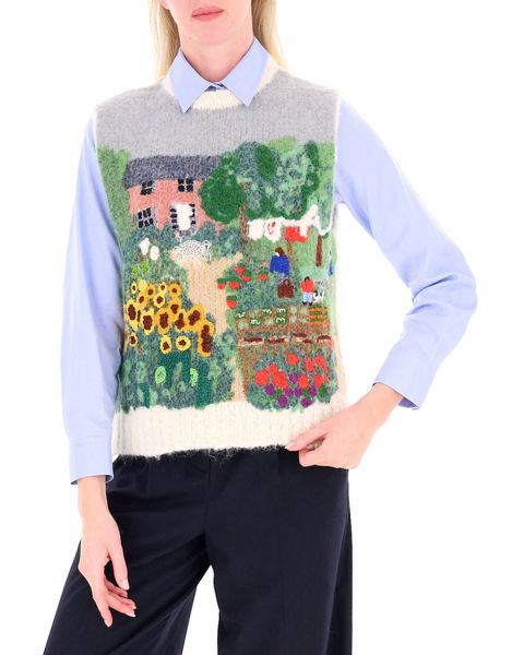Maglione smanicato