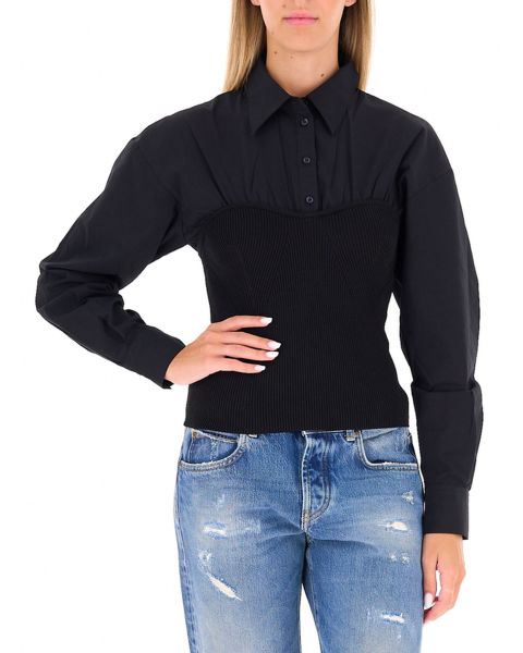 Camicia con inserto