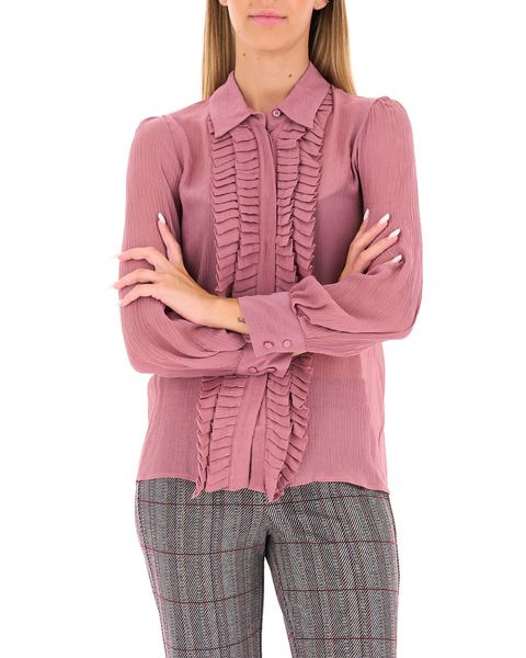 Blusa con drappeggio