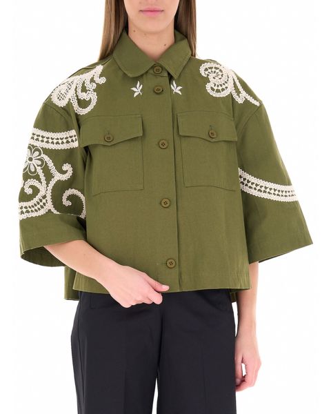 Overshirt in cotone